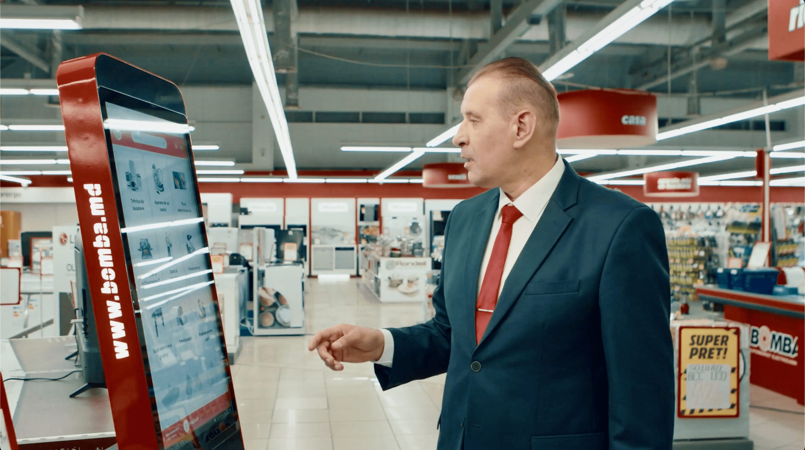 Self-service kiosks for bomba