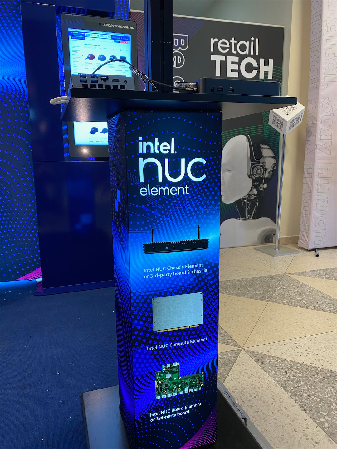 Модульные компьютеры Intel NUC на Retail TECH