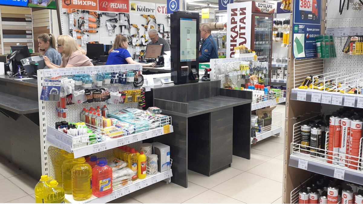 Касса самообслуживания для магазина стройматериалов