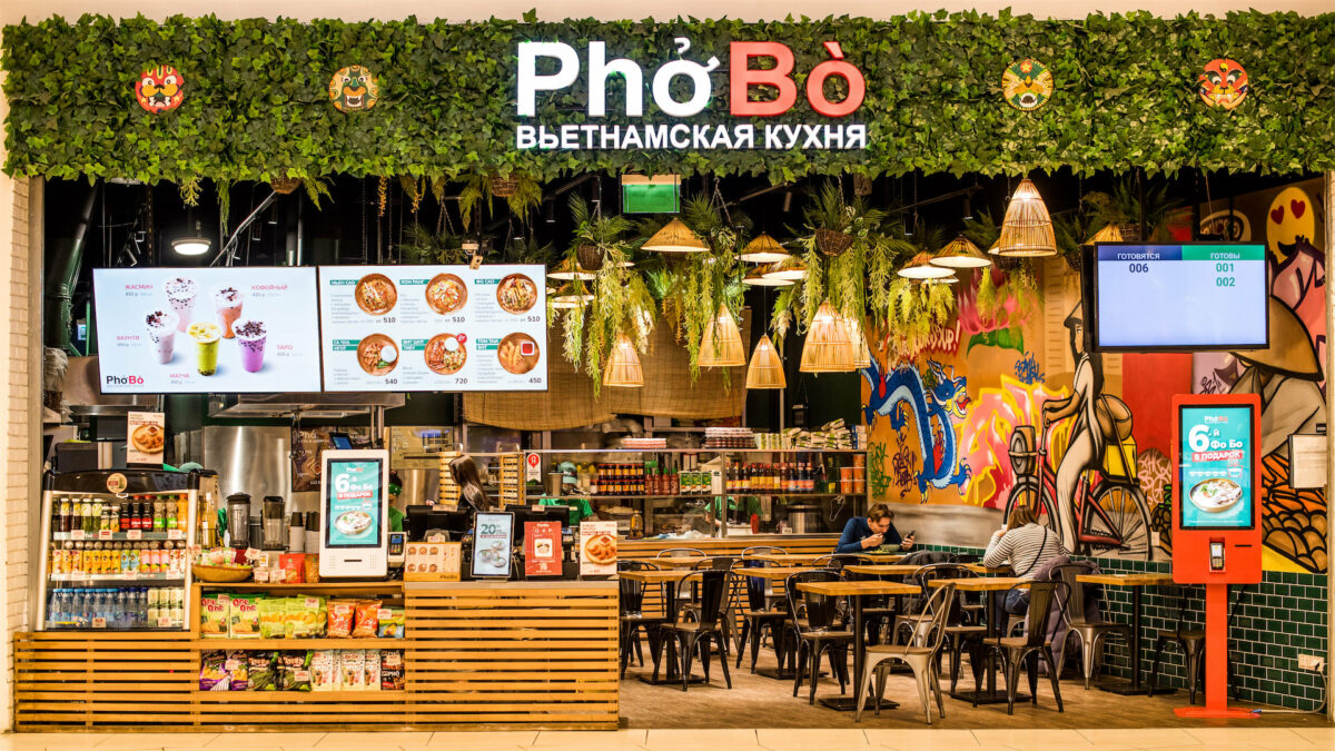 Терминалы для кафе PhoBo производство TOUCHPLAT