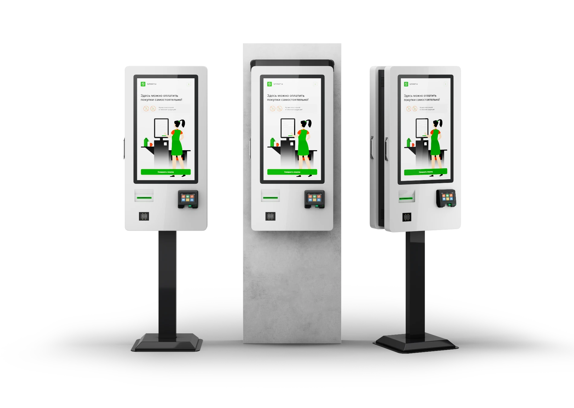 Терминал самообслуживания TOUCHPLAT Q-60 Street