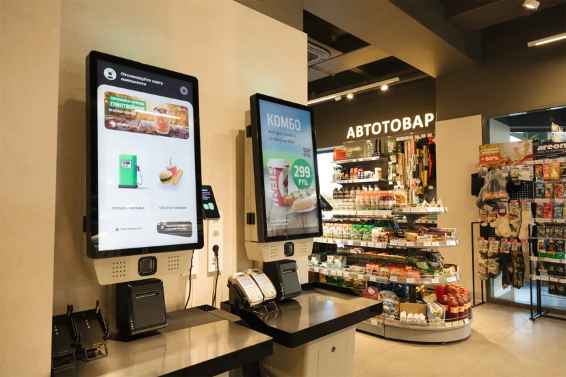 Касса самообслуживания TOUCHPLAT SC-50 на АЗС IRBIS