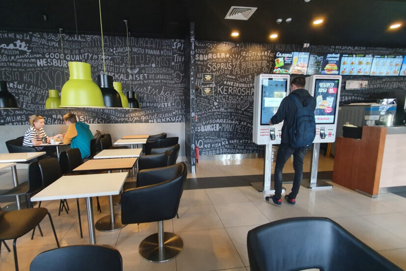 Терминалы самообслуживания для ресторанов Hesburger
