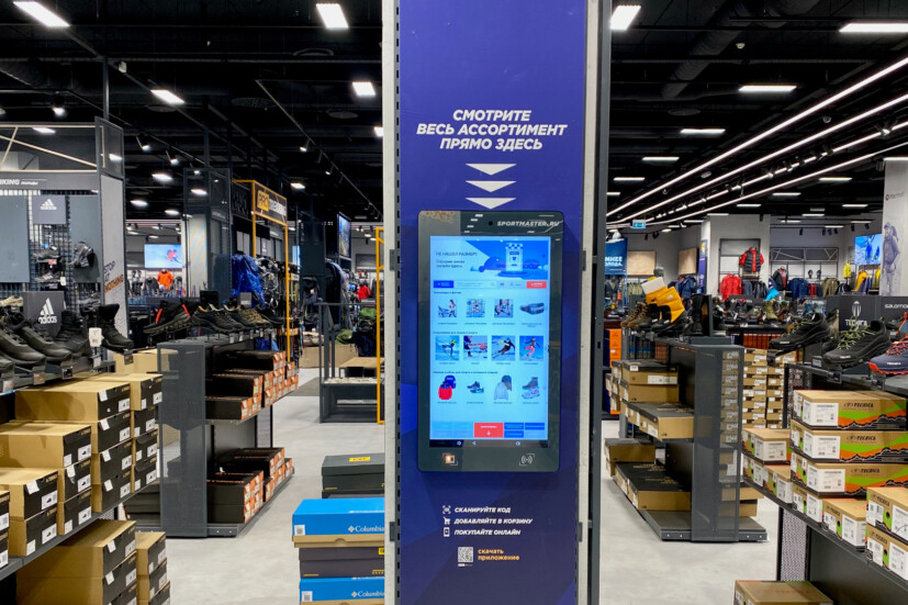 Сенсорные информационные терминалы для магазинов розничной торговли