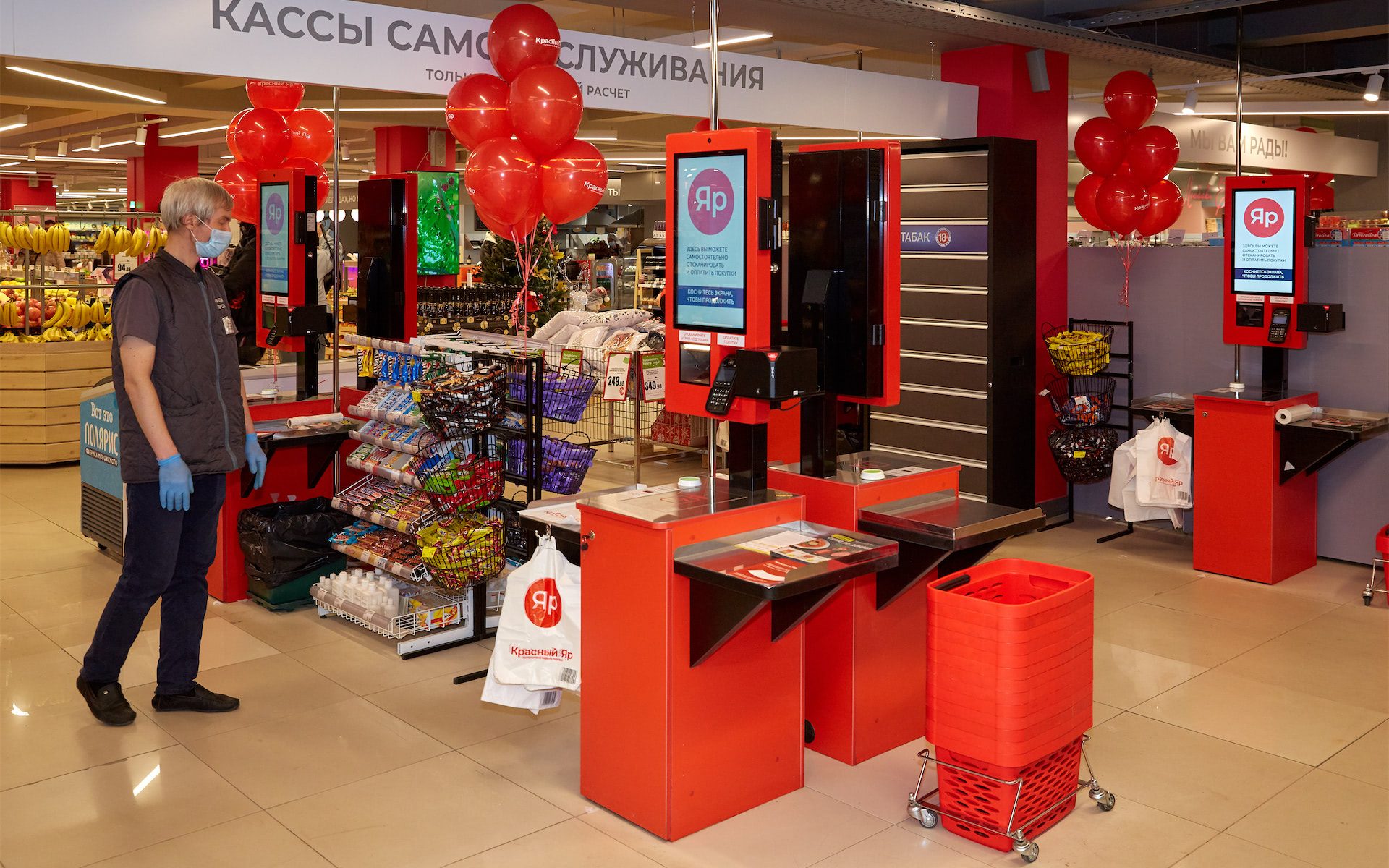 Кассы самообслуживания для продуктовых магазинов Кассы самообслуживания для продуктовых магазинов